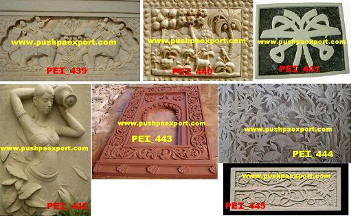 Marble Stone Carving Panel